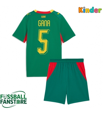Senegal Idrissa Gueye #5 Replik Auswärtstrikot Kinder WM 2026 Kurzarm (+ Kurze Hosen)